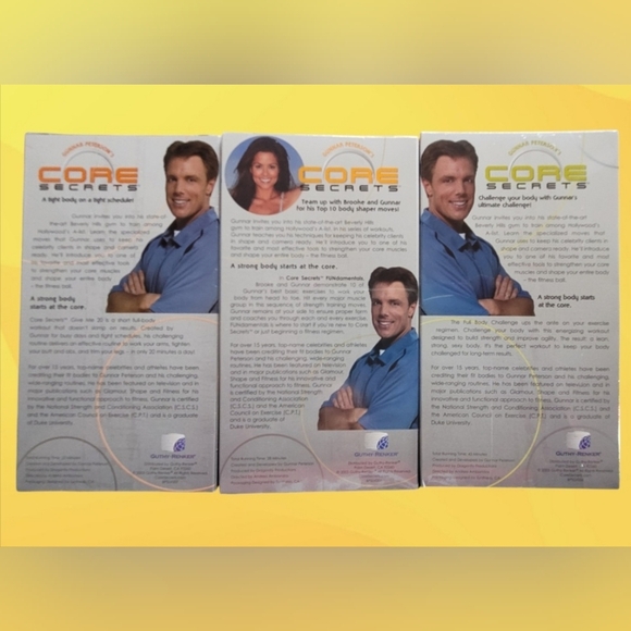 "SEALED" CORE SECRETS GUNNER PETERSON BROOKE BURKE VHS BUNDLE SERIES ~ 7 TAPES - Picture 8 of 10